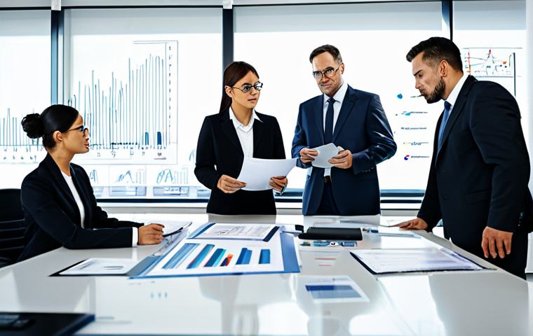 Financial Transparency**

"A well-lit, modern office scene depicting a diverse group of professionals reviewing financial documents, fully clothed in business attire, graphs and charts displayed on monitors in the background, safe for work, appropriate content, perfect anatomy, correct proportions, professional, modest, family-friendly."

**